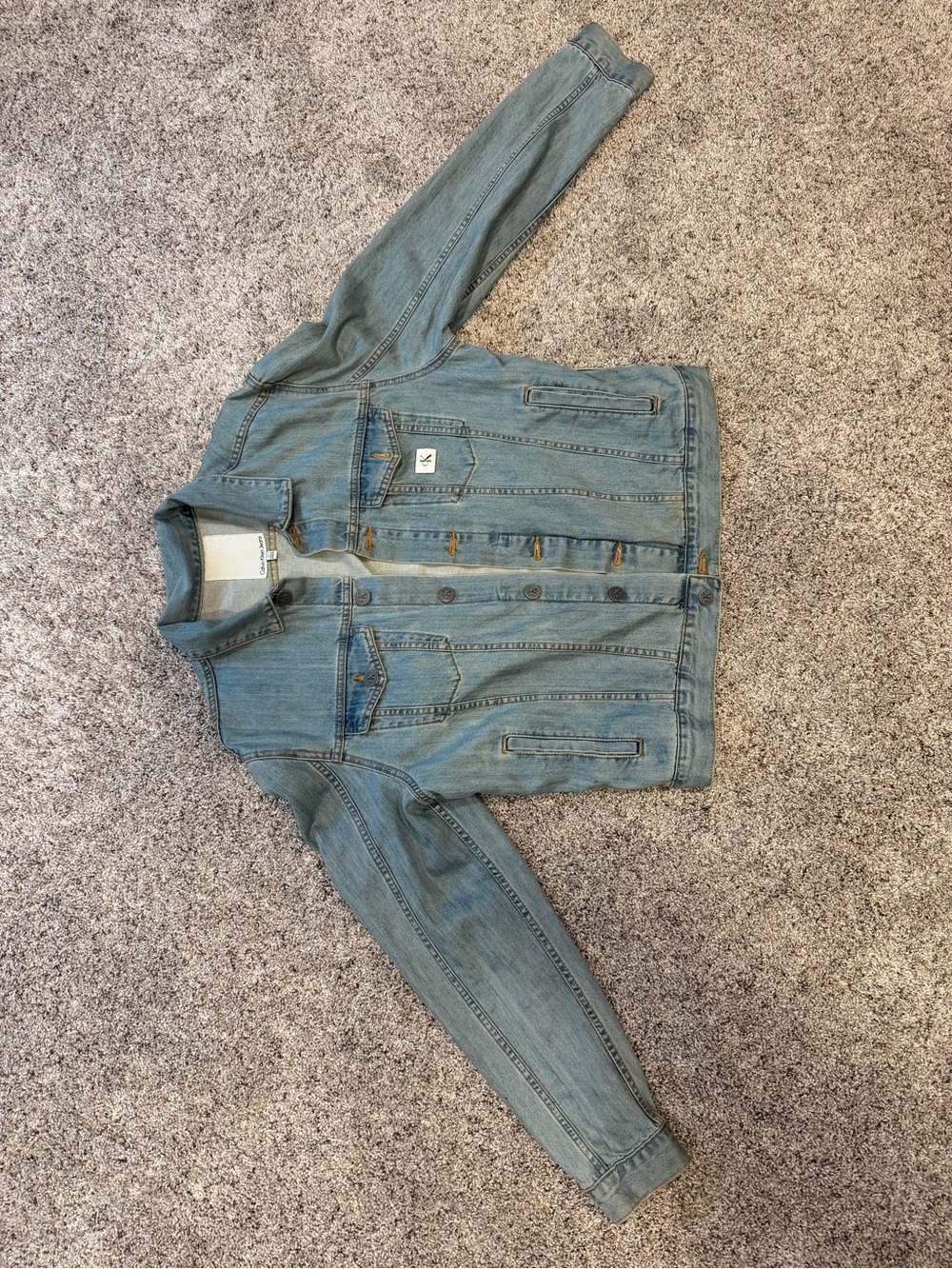 Mens Light Blue Denim Jacket